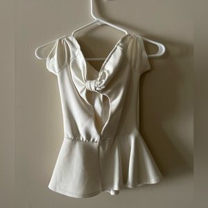 Very cute TFNC London, white top, can be worn, formally or casually